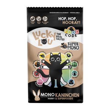 Lucky Lou Food Code SuperMono Κουνέλι & SuperFoods 1.7kg