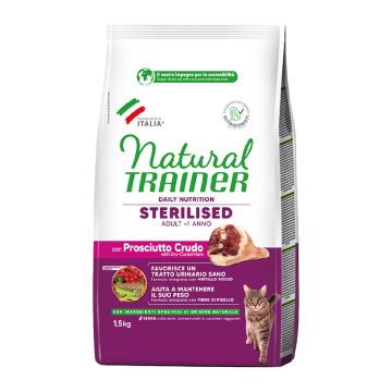 Natural Trainer Adult Sterilized Προσούτο 1.5kg