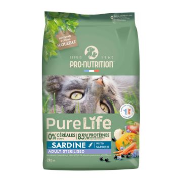 Pro-Nutrition Pure Life (Flatazor) Cat Sterilized Sardine 2kg