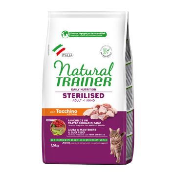 Natural Trainer Adult Sterilized Λευκά Κρέατα 1.5kg