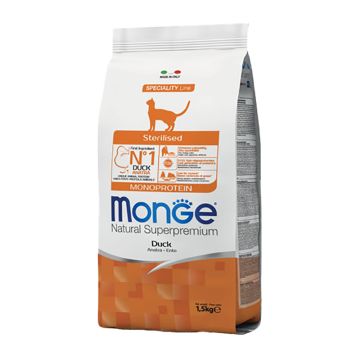 Monge Cat Sterilized Duck Monoprotein 1.5kg
