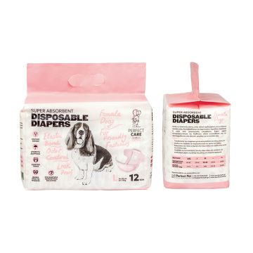 Perfect Care Πάνες για Θηλυκούς Σκύλους 12τμχ L 34-50εκ.