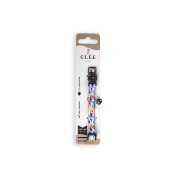 Glee Κολάρο - Περιλαίμιο Γάτας Με Κουδουνάκι White Fishes 1x30cm
