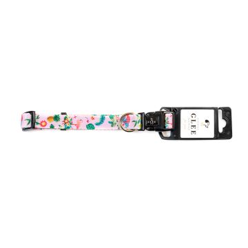 Glee Περιλαίμιο Flowers Ροζ 20-35εκ.