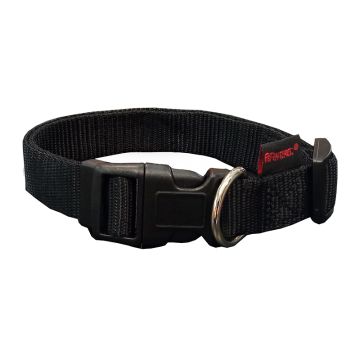 Pet Interest Κολάρο - Περιλαίμιο Σκύλου Plain Line 19-33εκ. Μαύρο