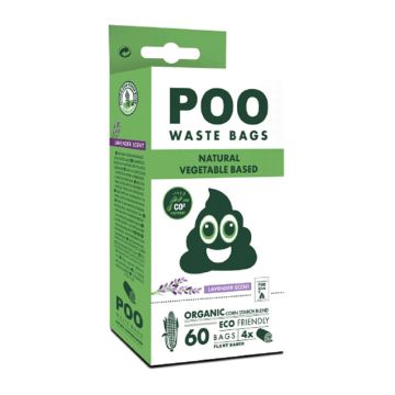 M-Pets Βιοδιασπώμενες Σακούλες Απορριμμάτων με Άρωμα Λεβάντας 4x15τμχ