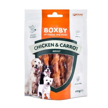 Boxby Chicken & Carrot 100gr Κοτόπουλο & Καρότο
