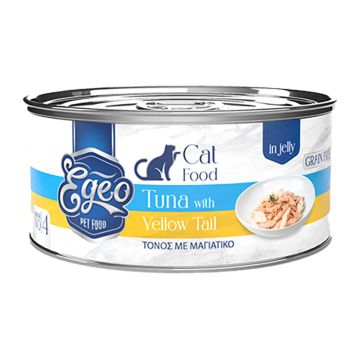 Egeo Cat Adult Τόνος με Μαγιάτικο σε Ζελέ 85gr