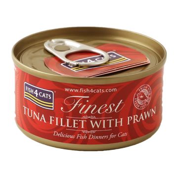 Fish4Cats Tuna Fillet & Shrimp 70gr