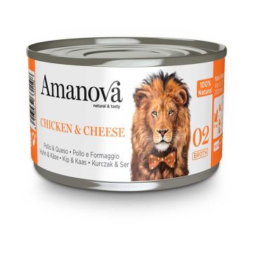 Amanova Cat Chicken & Cheese Broth 70gr
