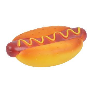 Love Story Λαστιχένιο Παιχνίδι Hot Dog 15.7x9x4.5cm με Ήχο