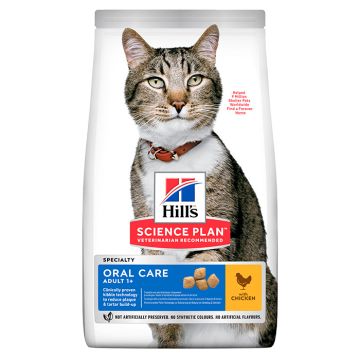 Hill's Science Plan Cat Adult Oral Care με Κοτόπουλο 1.5kg