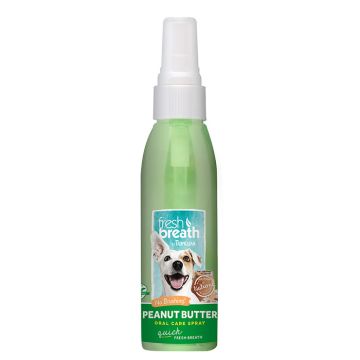 Tropiclean Oral Care Spray με Φυστικοβούτυρο 118ml