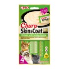 Inaba Churu Cat Skin & Coat Κρεμώδης Λιχουδιά με Κοτόπουλο & Χτένια 56gr