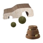 Love Story Ονυχοδρόμιο Αναδιπλούμενο με Μπάλες Catnip 18.4x7x6cm