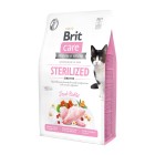 Brit Care Cat Sterilised Sensitive Rabbit Grain Free 400gr