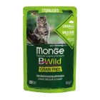 Monge Bwild Grain Free Sterilised - Wild Boar with Vegetables 85gr