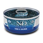 N&D Ocean Grain Free Tuna & Salmon 70gr