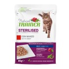 Natural Trainer Cat Sterilised Βοδινό 85gr