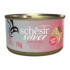Schesir Cat Silver Pouch Mousse & Shreads Κοτόπουλο με Πάπια 80gr