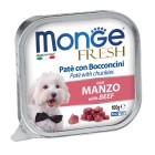 Monge Dog Pate & Chunkies with Beef 100gr
