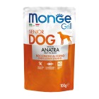 Monge Grill Dog Senior Rich in Duck 100gr