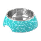 Glee Μπολ Μελαμίνης Τιρκουάζ Rhombus L-700ml