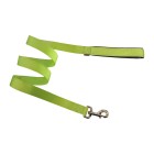 Pet Interest Οδηγός Fluo Plain Line 1.20m με Neoprene Λαβή 20mm Λαχανί