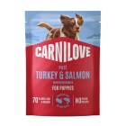 Carnilove Dog Puppy Pate Pouch Turkey, Salmon & Blueberries 300gr