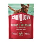 Carnilove Dog Adult Pate Pouch Turkey, Pheasant & Raspberry Leaves 300gr