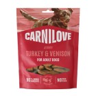 Carnilove Dog Adult Jerky Snack Turkey & Venison 100gr