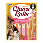 Inaba Churu Rolls Λιχουδιές Σκύλου με Κοτόπουλο & Σολομό 96gr